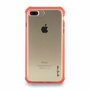 iPhone 7/8 Plus (5.5吋)超抗摔吸震空壓保護殼-粉橘色