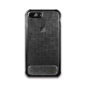 iPhone 7/8 Plus(5.5吋)站立式抗摔吸震空壓保護殼-鈷黑色