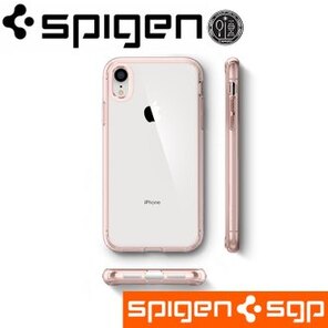 Spigen iPhone XR Crystal Hybrid 軍規防摔保護殼 玫瑰金