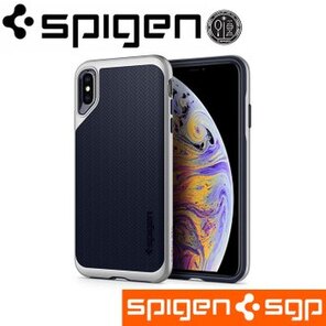 Spigen iPhone X/XS Neo Hybrid 複合式邊框保護殼 銀