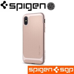 Spigen iPhone X Neo Hybrid 複合式邊框保護殼 蓓蕾粉