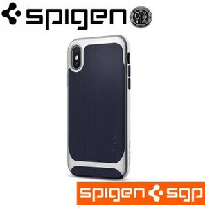 Spigen iPhone X Neo Hybrid 複合式邊框保護殼 銀