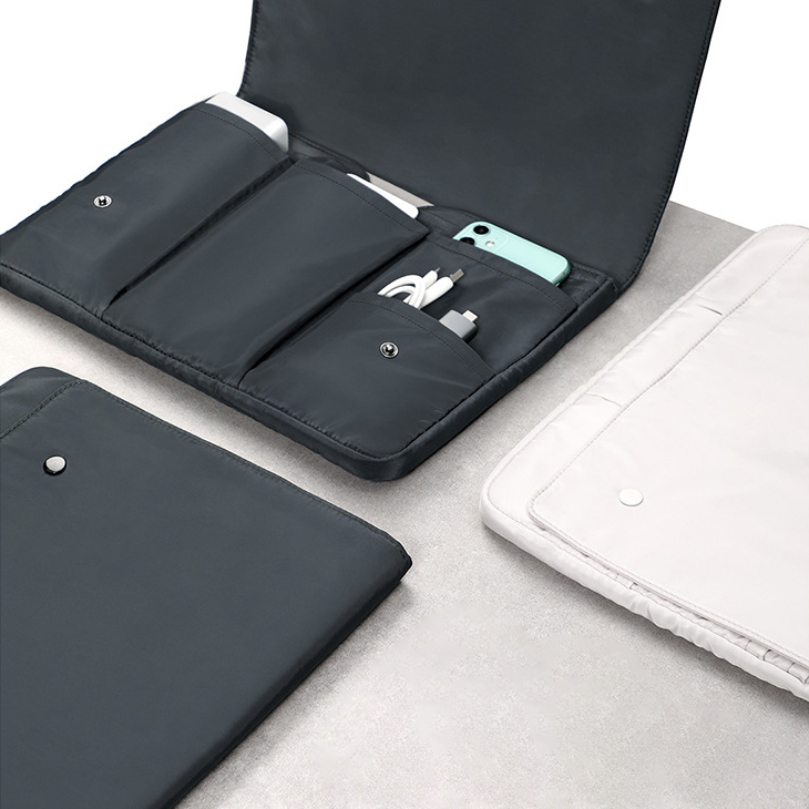 簡納系列 質感簡約輕薄Macbook收納電腦包15吋 適用15.4寸吋筆電 黑白兩色