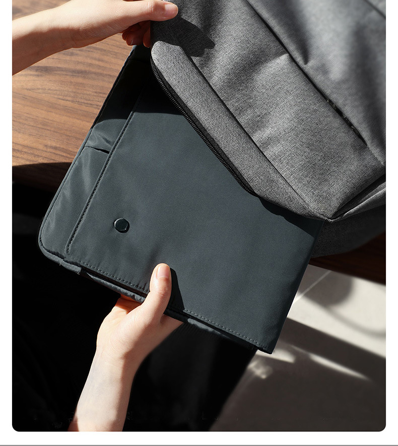 簡納系列 質感簡約輕薄Macbook收納電腦包15吋 適用15.4寸吋筆電 黑白兩色