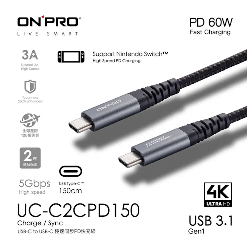 ONPRO,傳輸線,PD快充