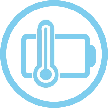 ASUS筆電電池工作環境的溫度高於35°C