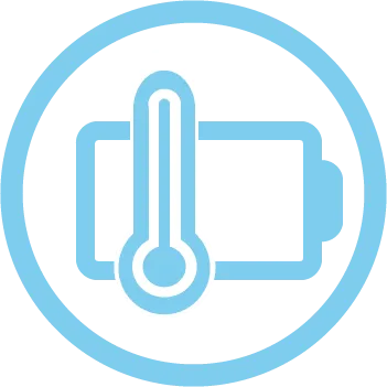 工作環境的溫度高於35°C