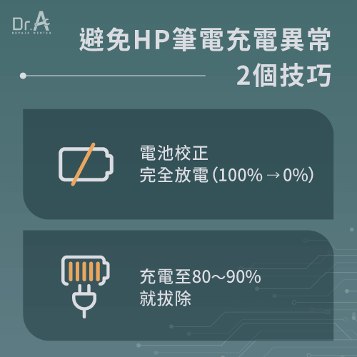 避免HP筆電電池充不滿的2個技巧-HP筆電電池充不滿