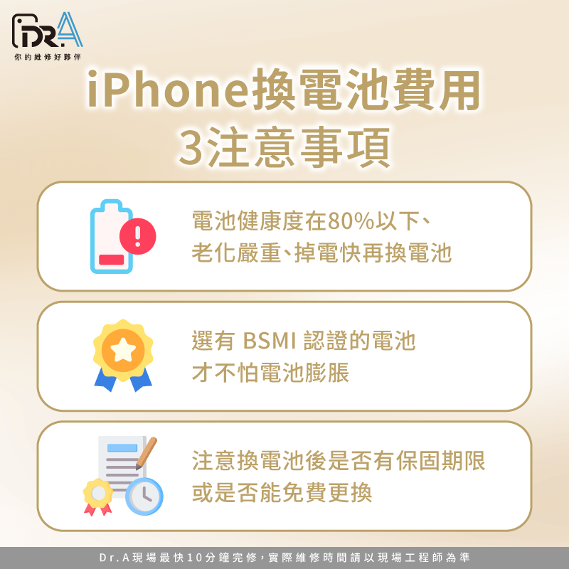 維修店家差異大-iPhone電池更換費用