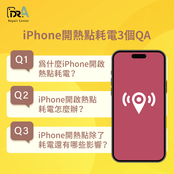 iPhone開啟熱點耗電3QA-iPhone開啟熱點 耗電