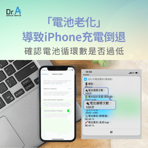 電池老化-iPhone電池充電倒退