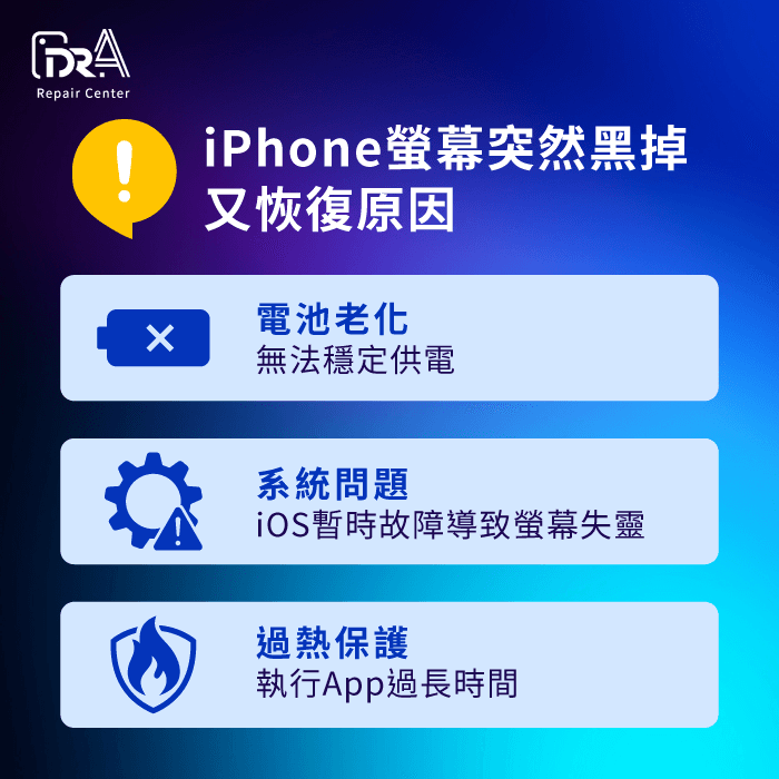 iPhone螢幕突然黑掉又恢復的3個因素-iPhone螢幕突然黑掉又恢復