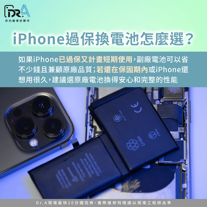 原廠與副廠電池各有優缺點,選擇應依據使用需求與預算而定 原廠副廠電池比較-電池選擇