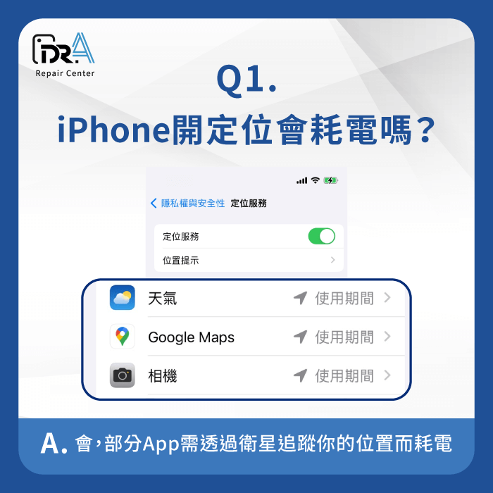 iPhone開定位會耗電嗎-iPhone定位耗電