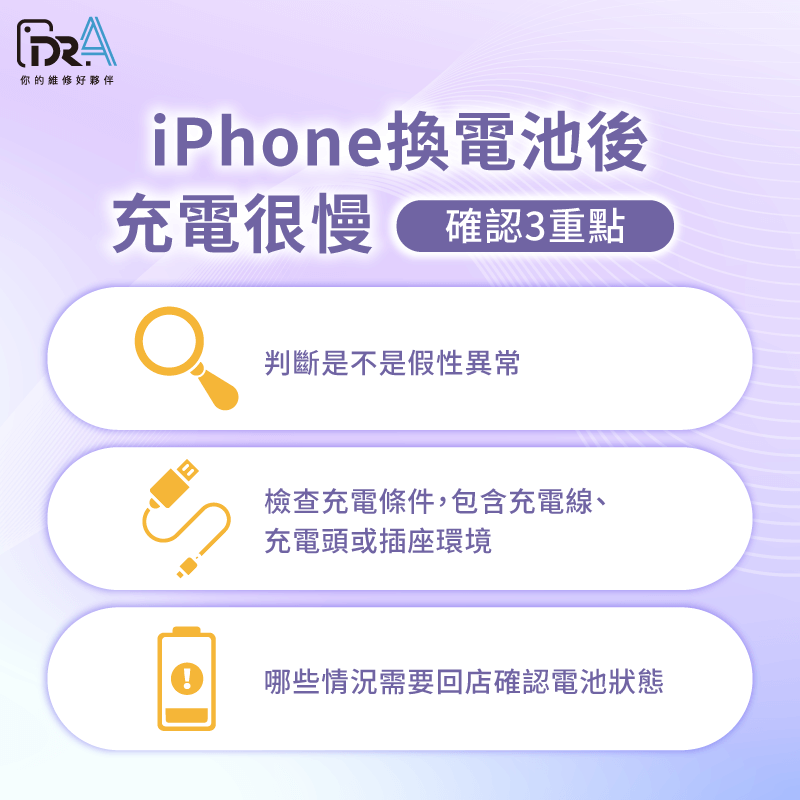 iPhone充不進電、充電緩慢?Dr.A帶你從3個層面了解原因 iPhone換電池充不進去-iPhone換電池後充電很慢