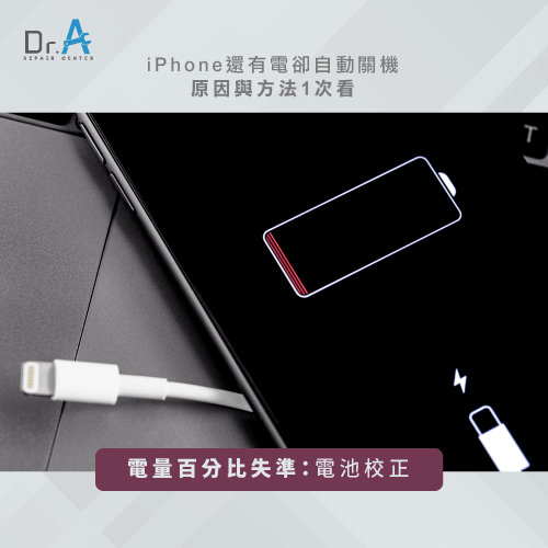 電量百分比不準確-iPhone有電自動關機