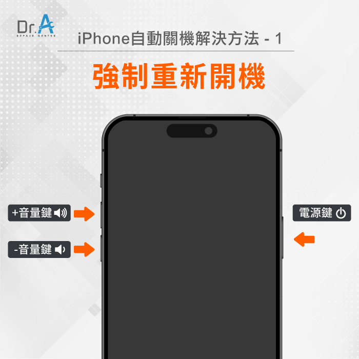 強制重新開機-iPhone自動關機怎麼辦