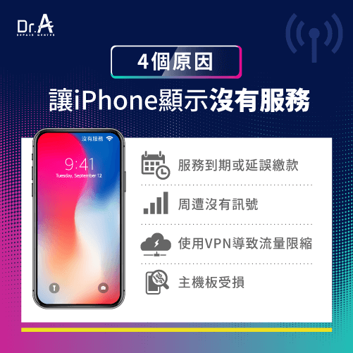 4個iPhone顯示沒有服務的原因-iPhone顯示沒有服務