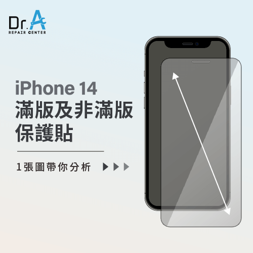 1張圖分析iPhone 14保護貼滿版非滿版有什麼差別-iPhone 14保護貼滿版非滿版有什麼差別