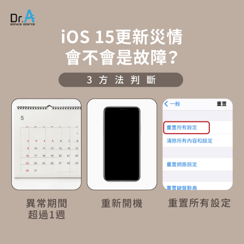 判斷iPhone是否故障的3個方法-iOS 15更新災情