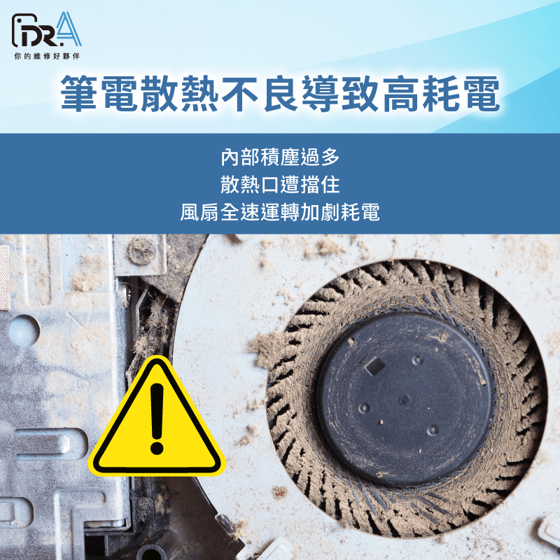 機身散熱與運作溫度-筆電很快沒電