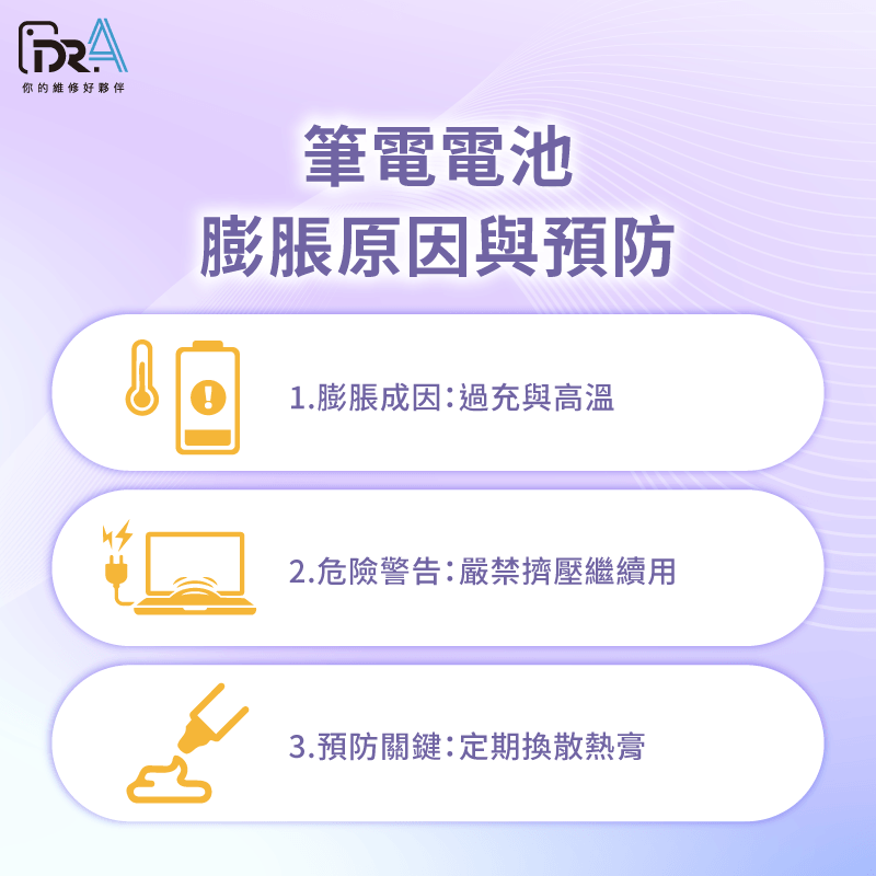 解析筆電電池膨脹3大QA,一次釐清! 筆電電池膨脹繼續用 -筆電換電池推薦