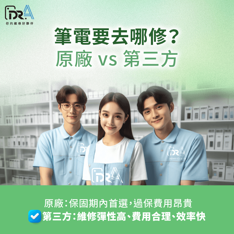 依據保固狀態選擇維修點,原廠與第三方優缺點分析 筆電主機板要去哪裡修-筆電維修推薦