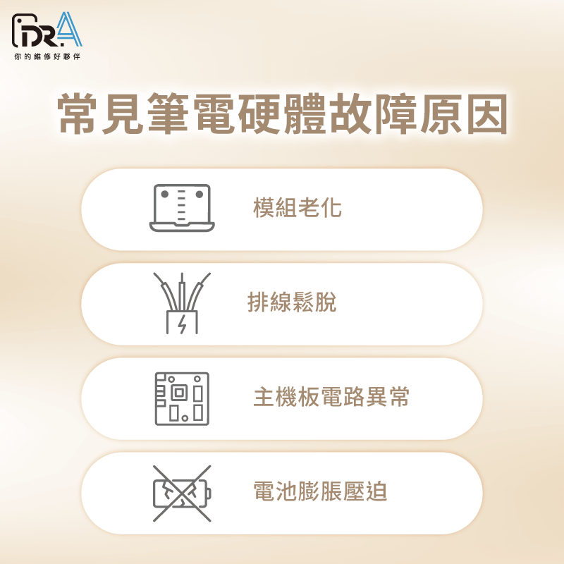 電池膨脹或模組老化,都可能導致觸控板無法按壓 哪些零件故障會導致觸控板按不下去-筆電觸控板壞了
