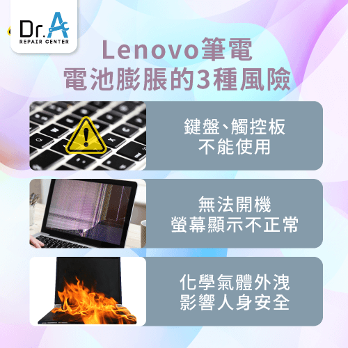 lenovo筆電電池膨脹的3種風險-Lenovo 筆電電池膨脹