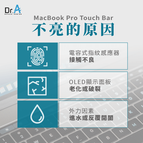 MacBook Pro Touch Bar不亮的原因-MacBook Pro Touch Bar黑屏