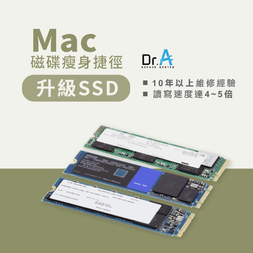 Mac磁碟空間不足-Mac升級SSD推薦