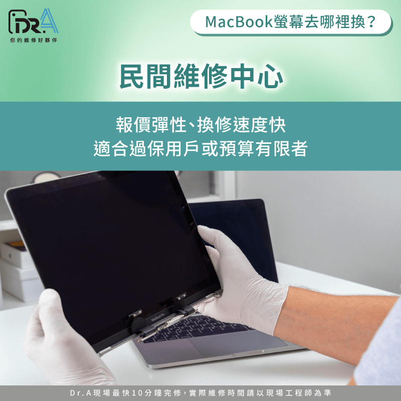 民間維修中心-MacBook螢幕去哪裡換