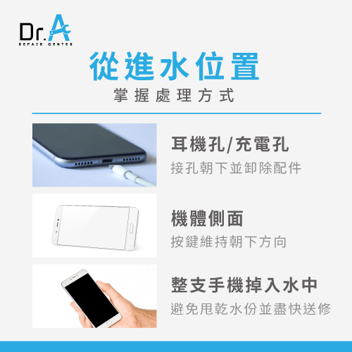 從進水位置了解手機進水處理方式-手機進水處理