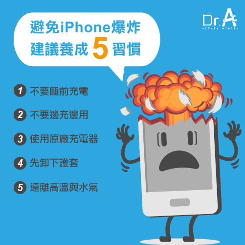 5個習慣避免iPhone爆炸-iPhone維修推薦,iphone維修,iphone換電池,iphone維修中心,台中iphone維修,台中iphone備份,台中mac重灌,台中mac維修,台中蘋果維修,台中Apple維修中心