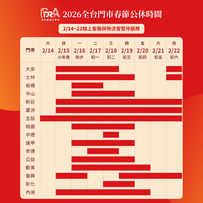 春節公告-iPhone維修推薦